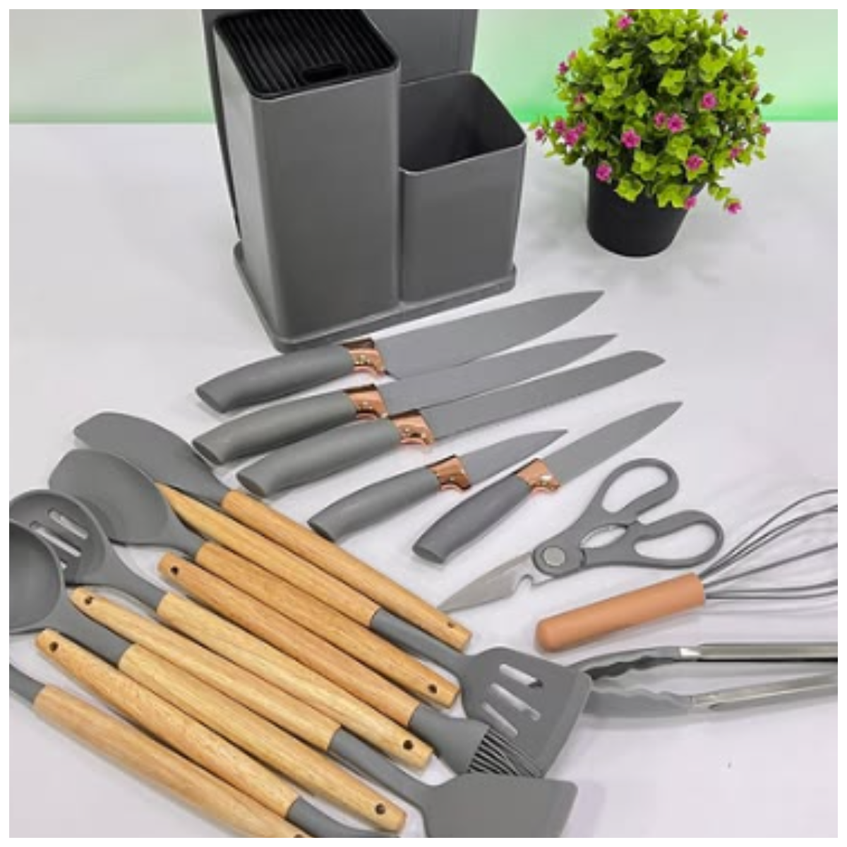 Set de Cocina 19 Piezas Silicona