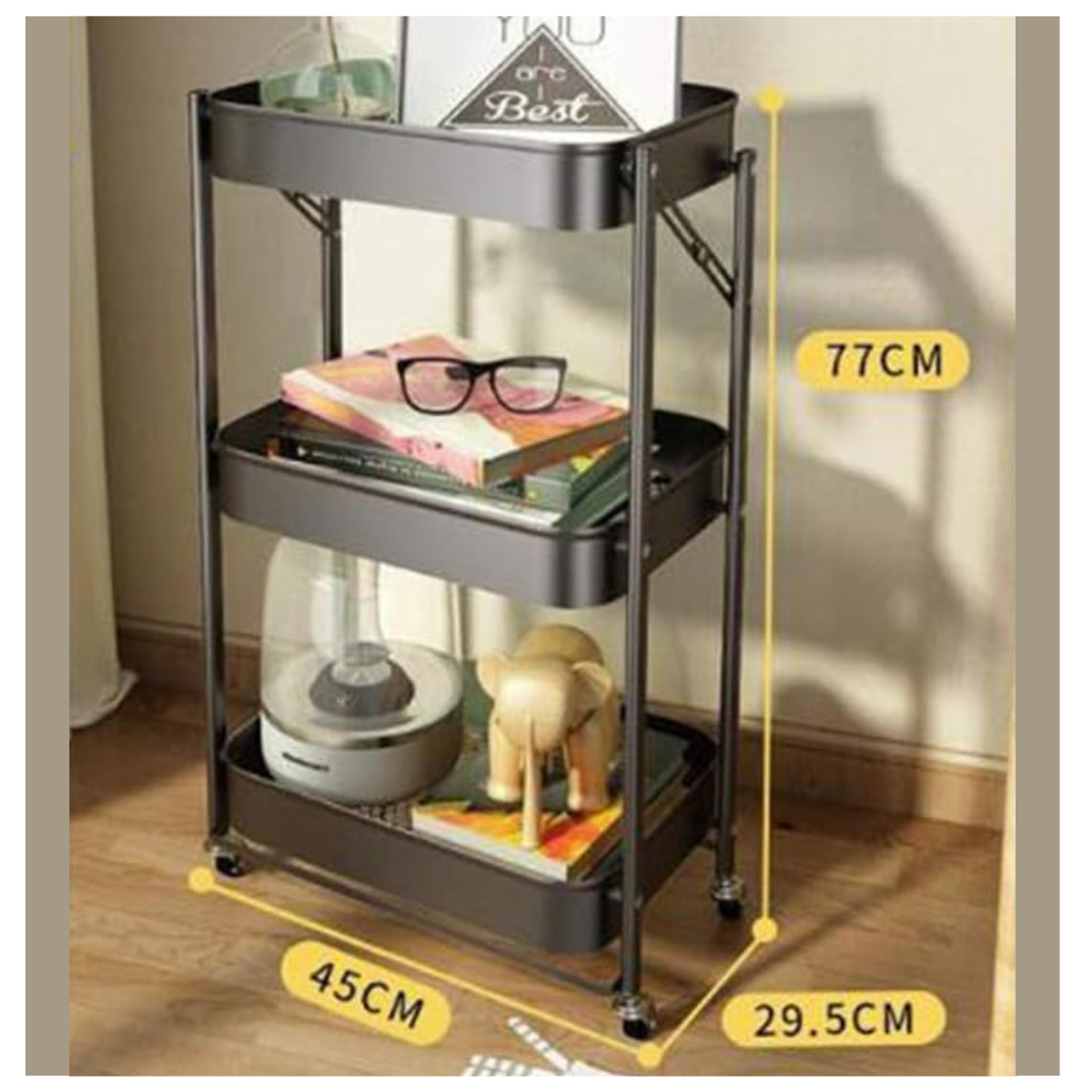 Carro Estante Organizador 3 Pisos