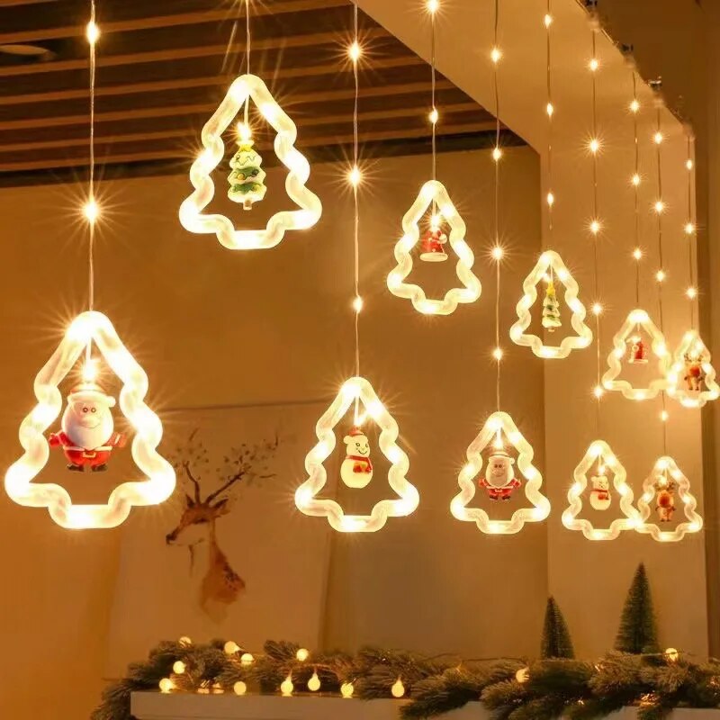 arbol de luces led