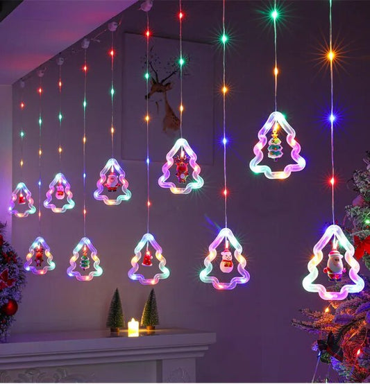 arbol de luces led