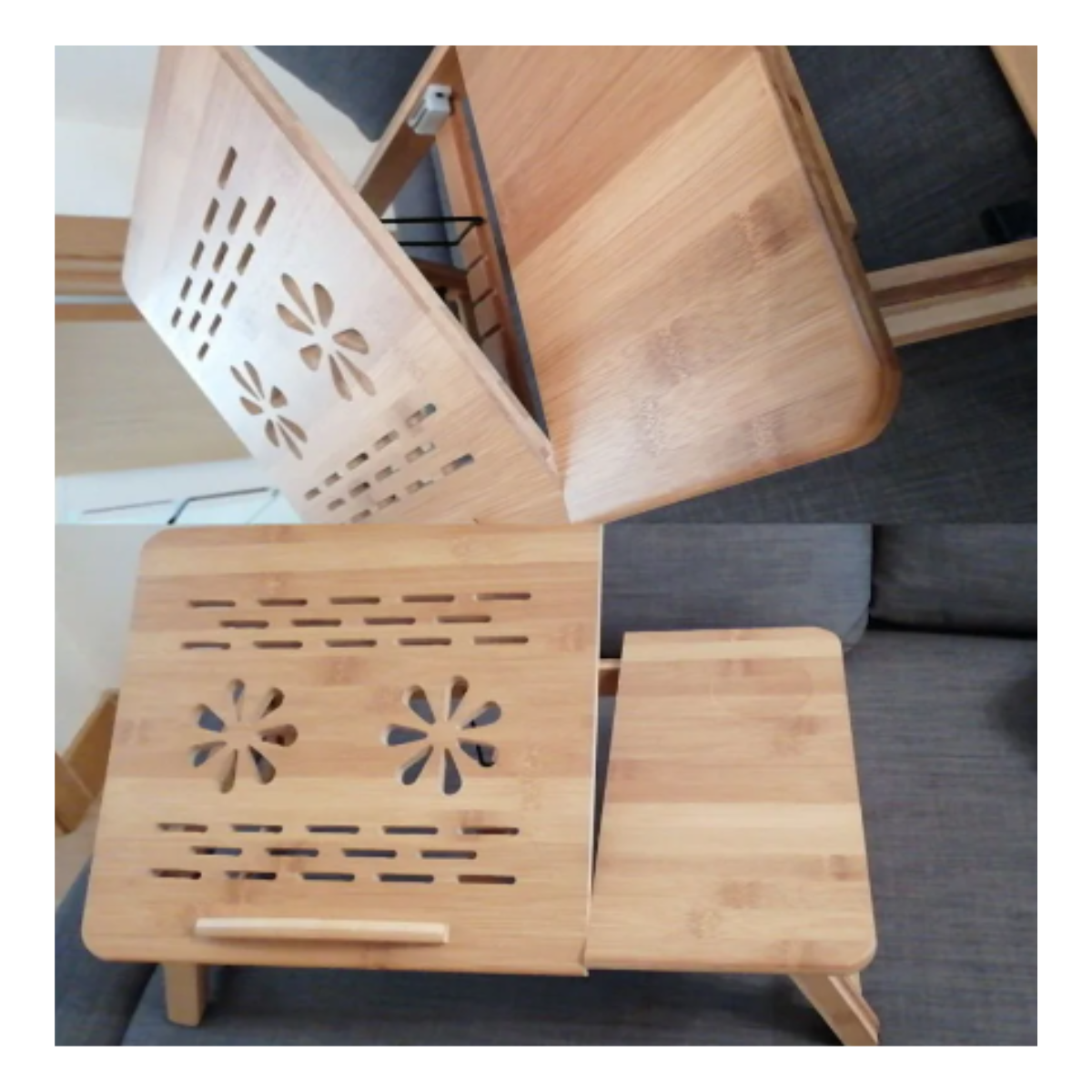 Mesa Portable de bambu Notebook