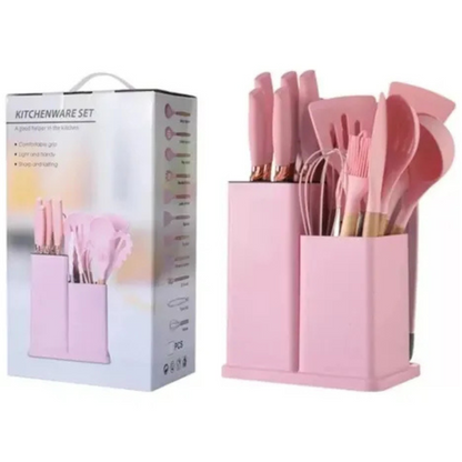 Set de Cocina 19 Piezas Silicona