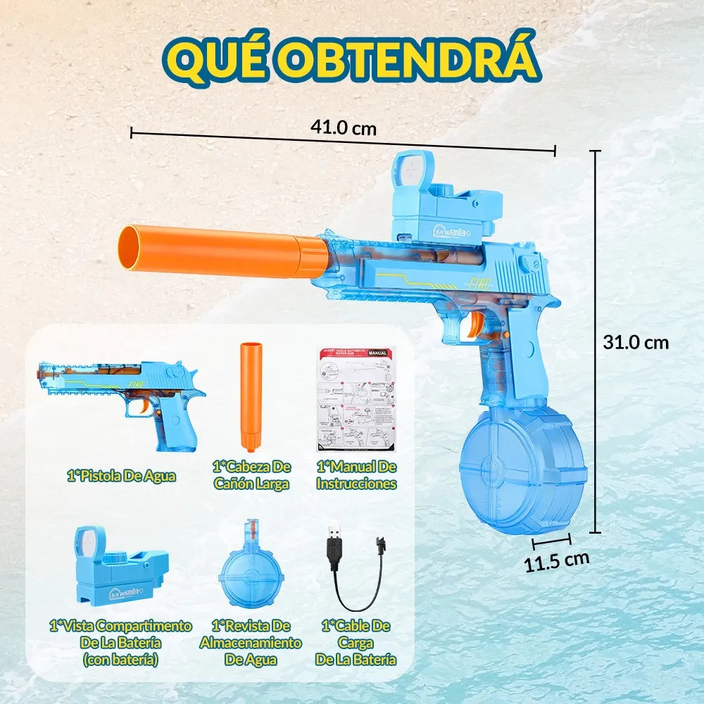 Pistola De Agua Eléctrica Para Niños