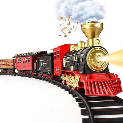 Tren Electrico Juguete Humo Real